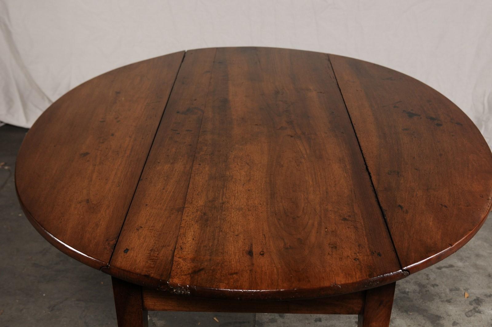 19th Century Continental Fruitwood Breakfast Table, Drop-Leaf 5