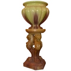 19th Century Continental Majolica Vase