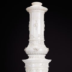 19th-Century Continental Neoclassic Faience Stove from the Iris Apfel Collection