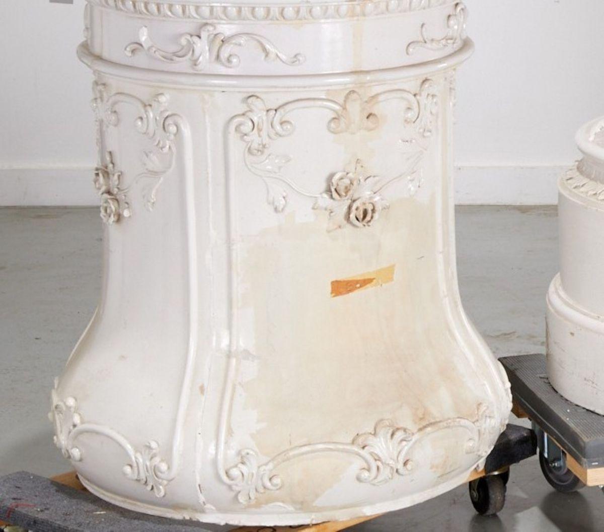 19th-Century Continental Neoclassic Faience Stove from the Iris Apfel Collection For Sale 1