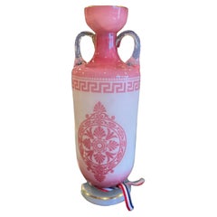 19th Century Continental Opaline Urn Shaped Vase