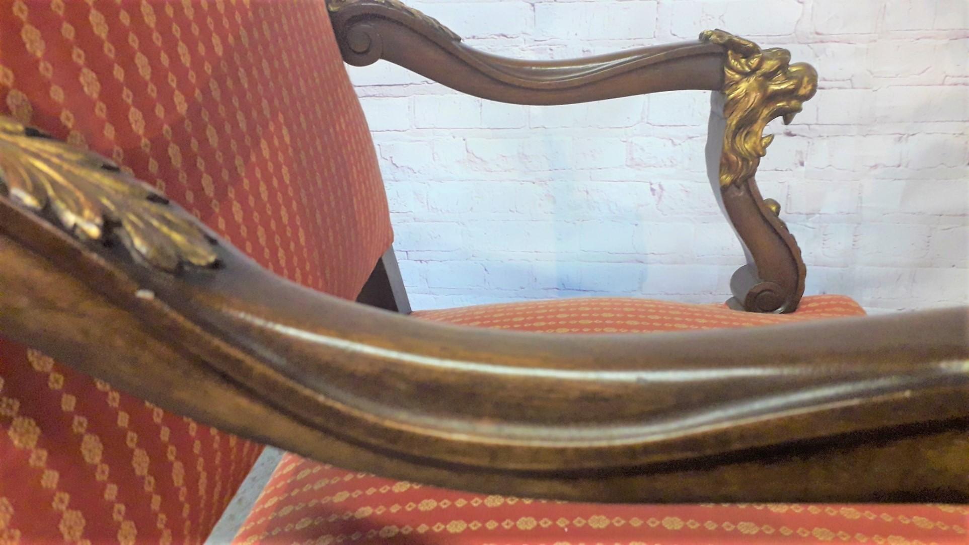 19th Century Continental Pair of Walnut Armchairs 1