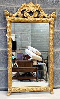 19th Century Continental Style Giltwood Frame Wall Mirror