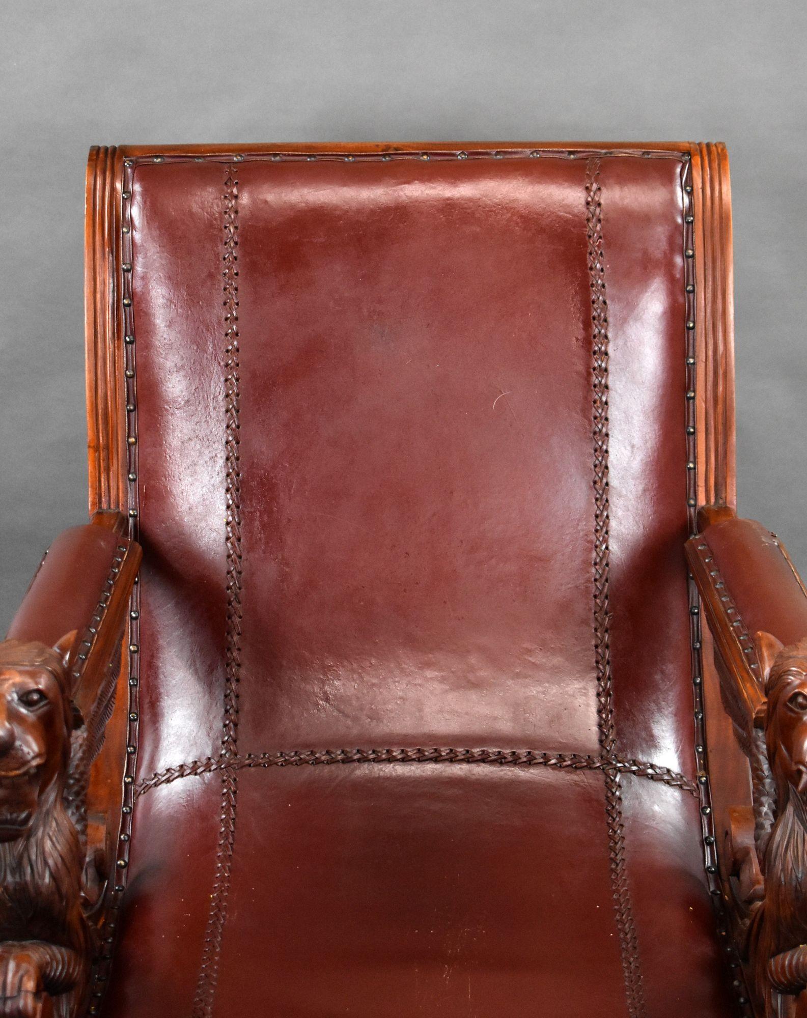 19th Century Continental Walnut Armchair For Sale 1