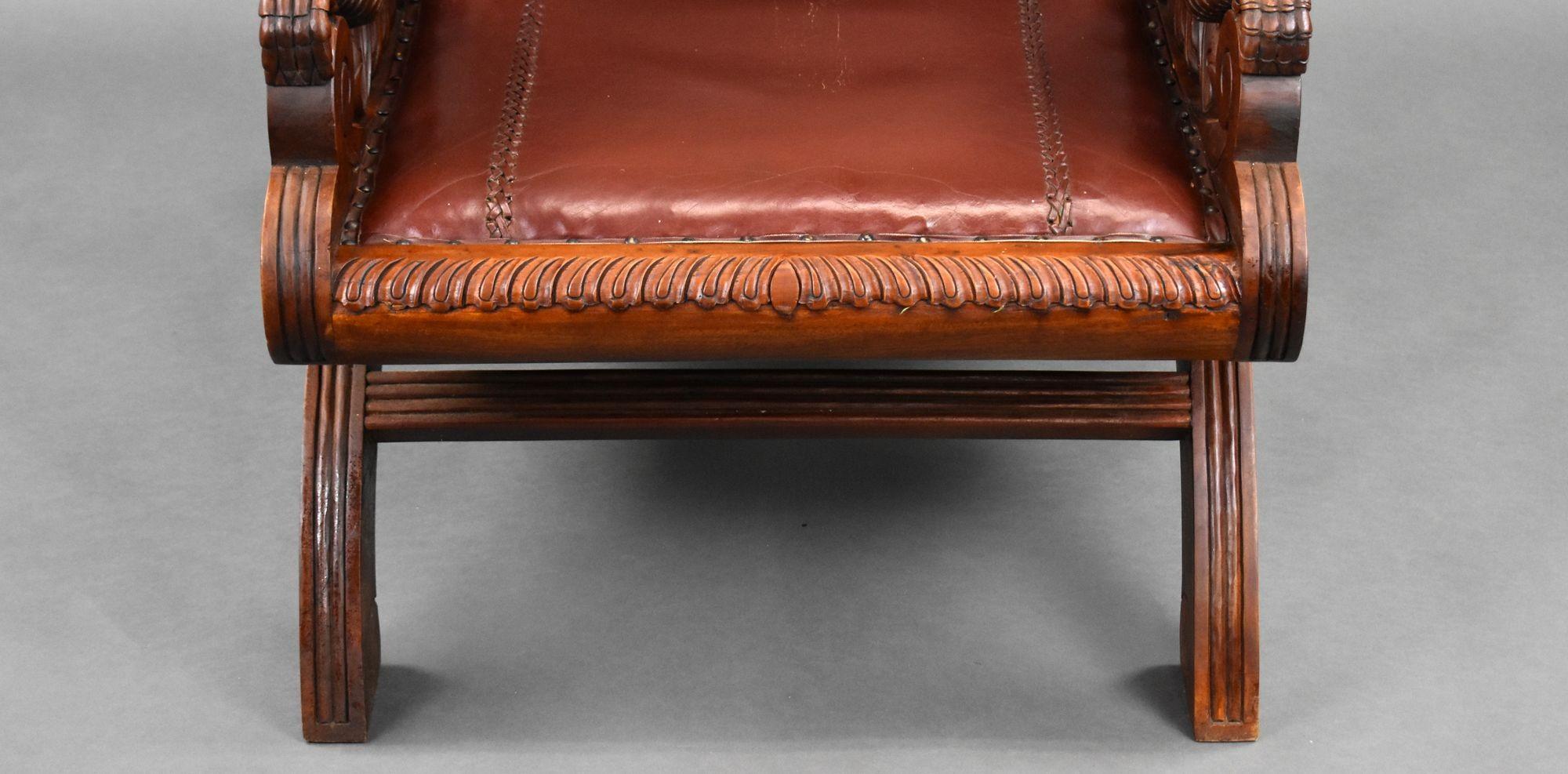 19th Century Continental Walnut Armchair For Sale 4