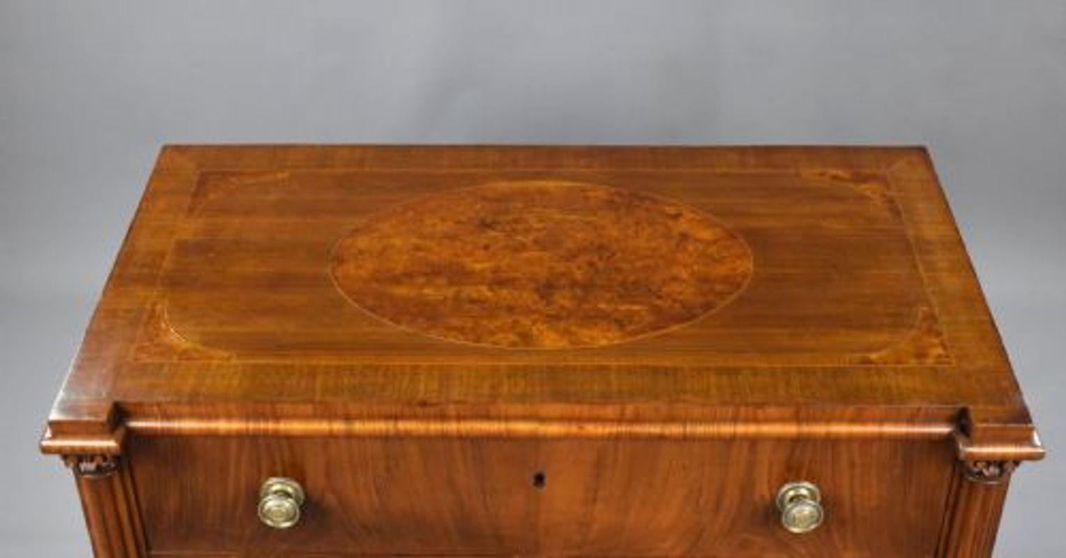 19th Century Continental Walnut Chest of Drawers 9