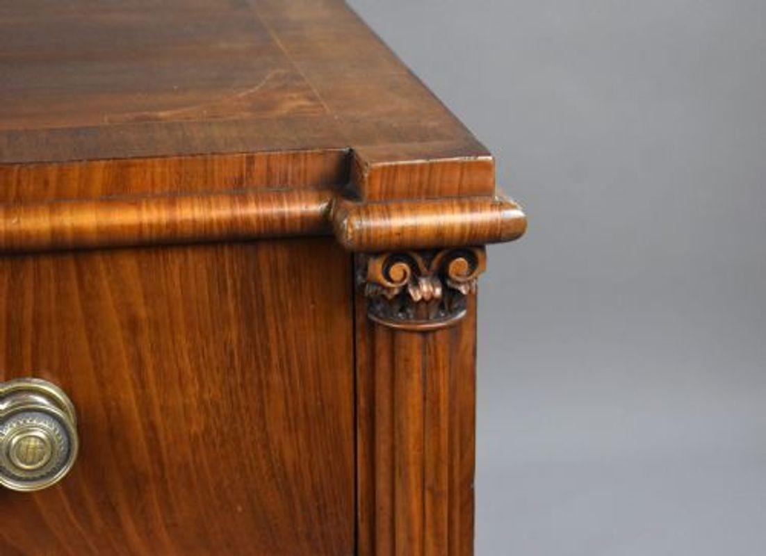 19th Century Continental Walnut Chest of Drawers 4