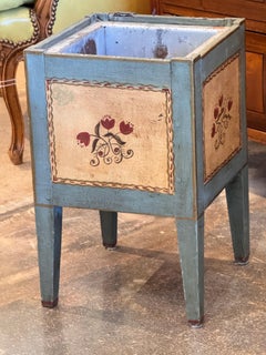 19th Century Converted Painted Cellaret Planter