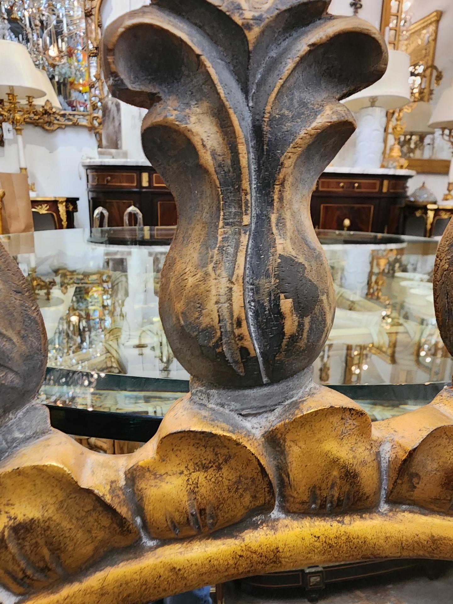 19th Century Convex Mirror In Excellent Condition For Sale In Dallas, TX