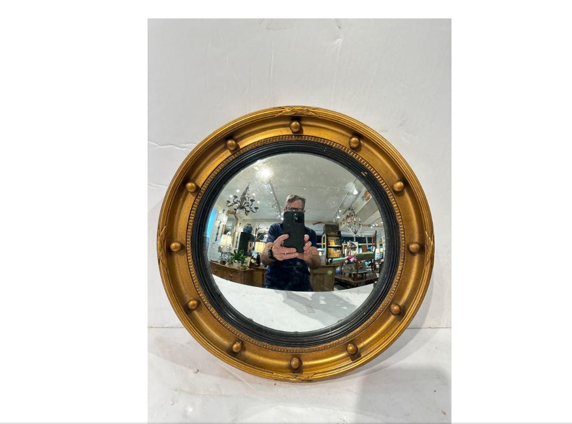 Glass 19th Century Convex Mirror