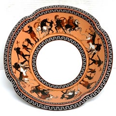 19th Century Copeland Greek/Roman Revival "Elgin" Pattern Pedestal Bowl