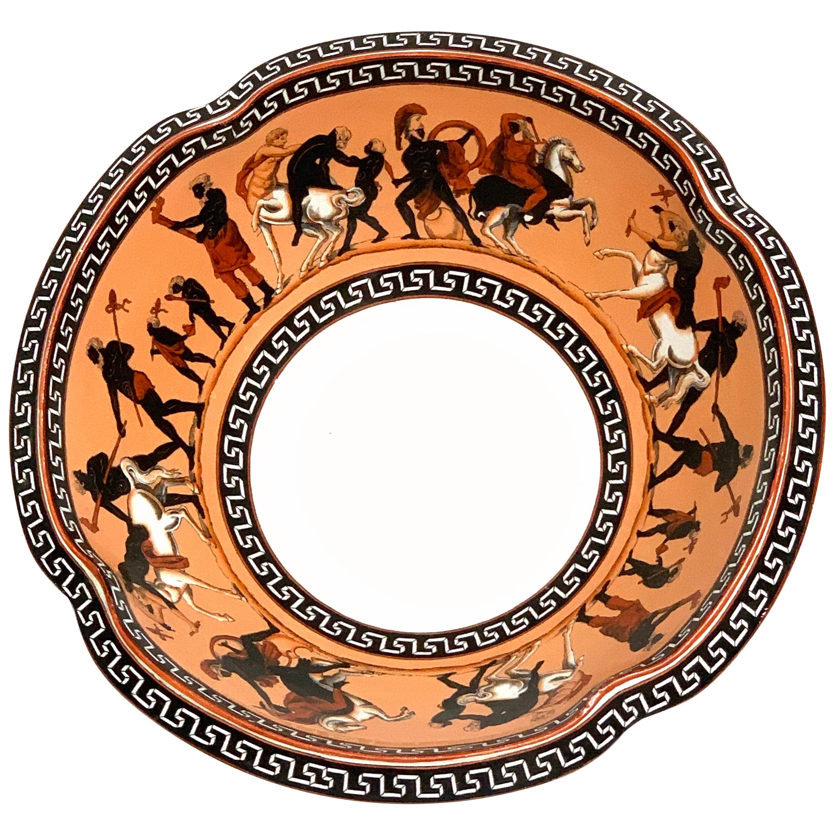 19th Century Copeland Greek/Roman Revival "Elgin" Pattern Pedestal Bowl