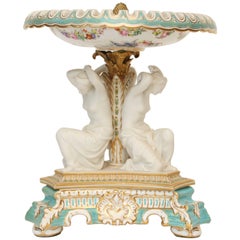 19th Century Copeland Porcelain Figural Tazza