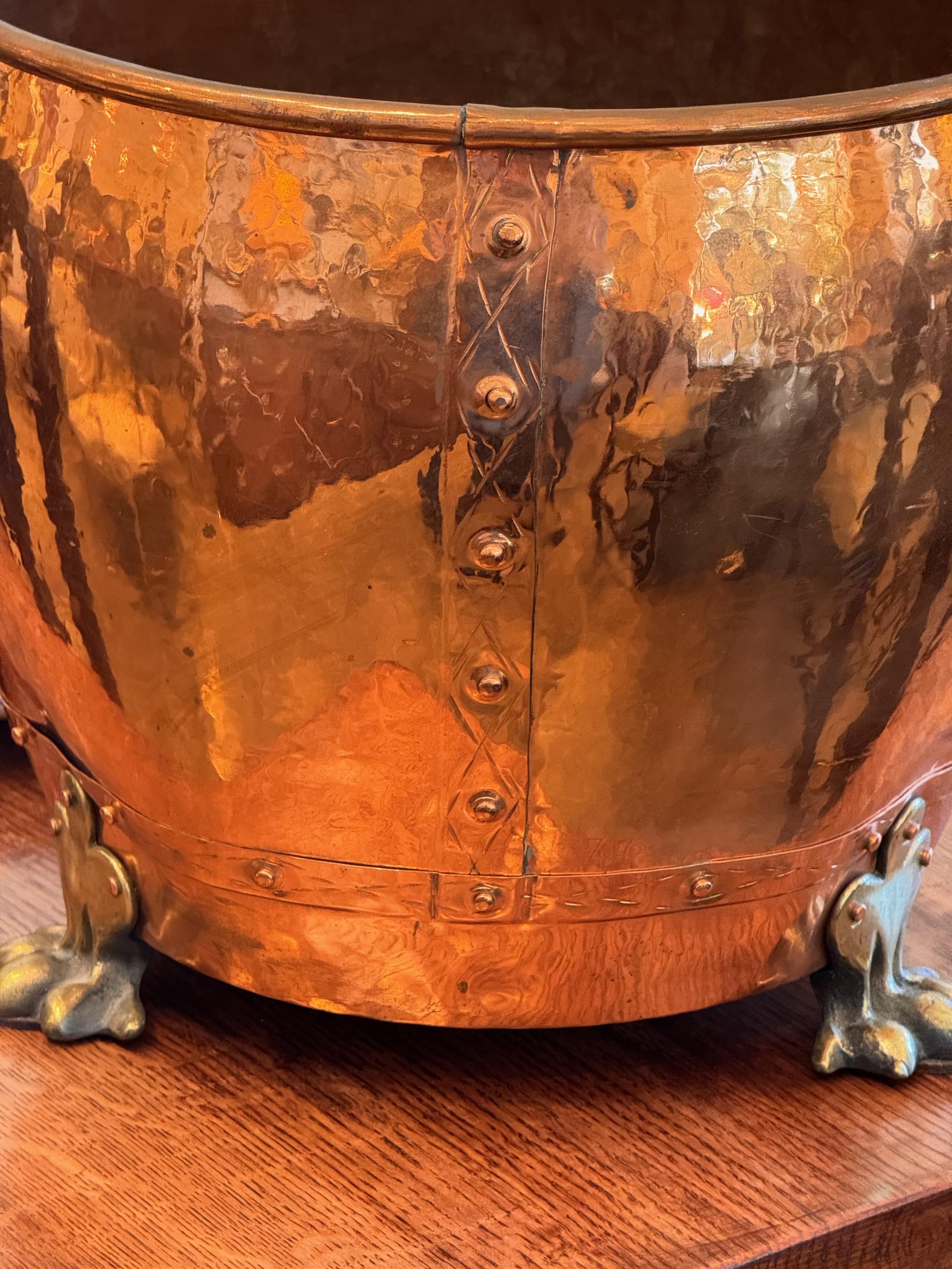 19th Century Copper and Brass Pot 5
