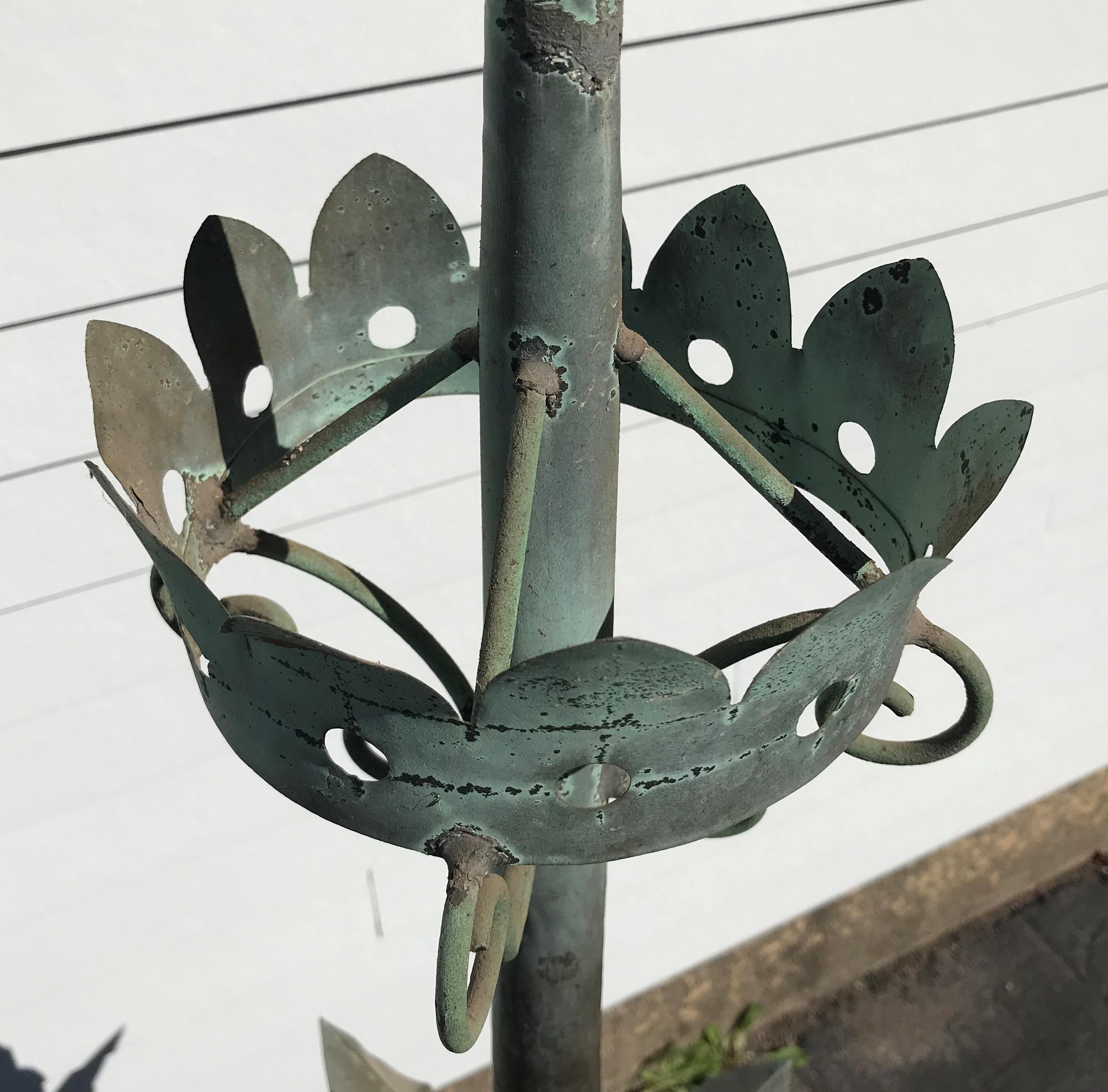 19th Century Copper Architectural Spire with Nice Surface Verdigris For Sale 3