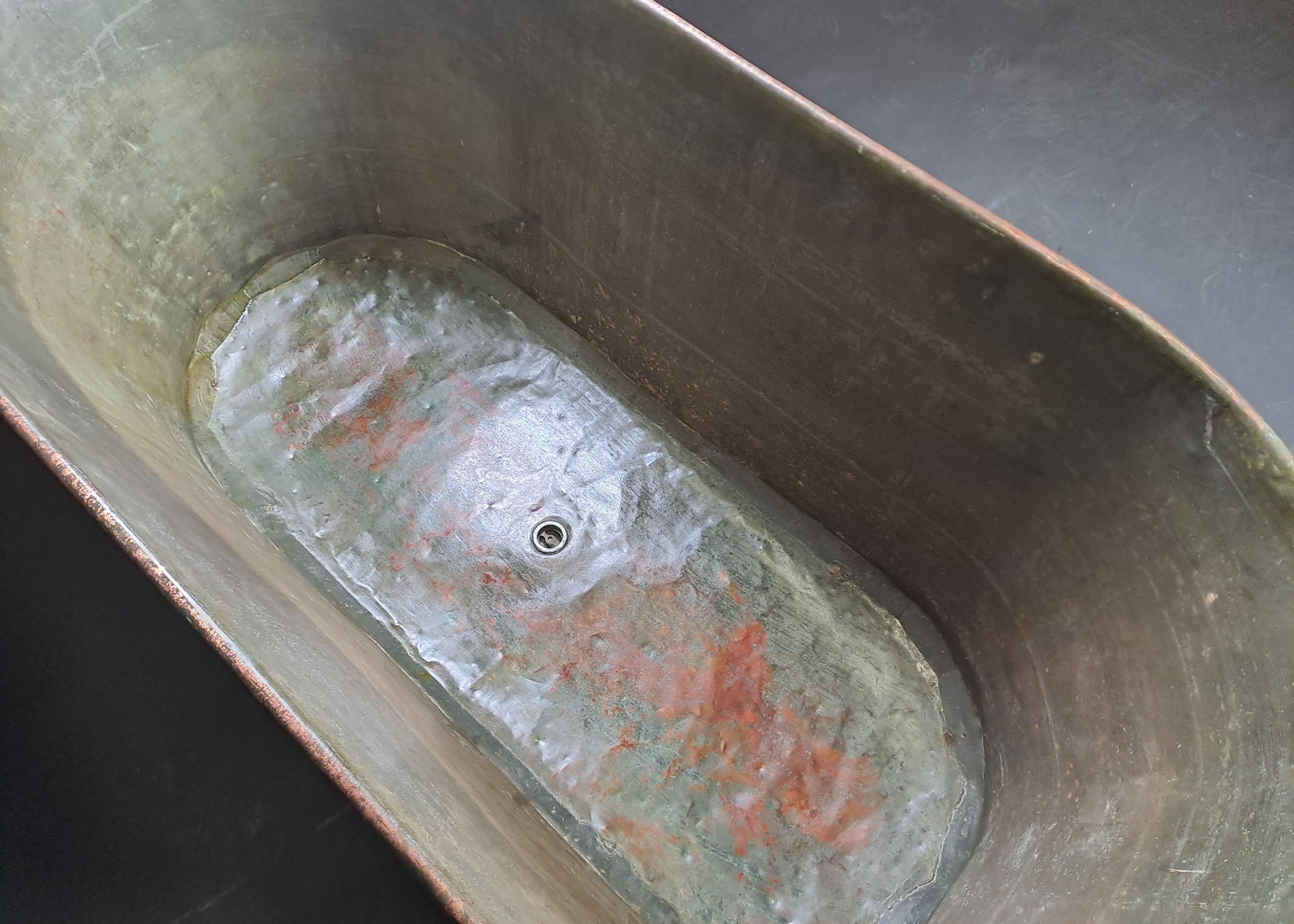 XIXe siècle Baignoire en cuivre du 19e siècle en vente