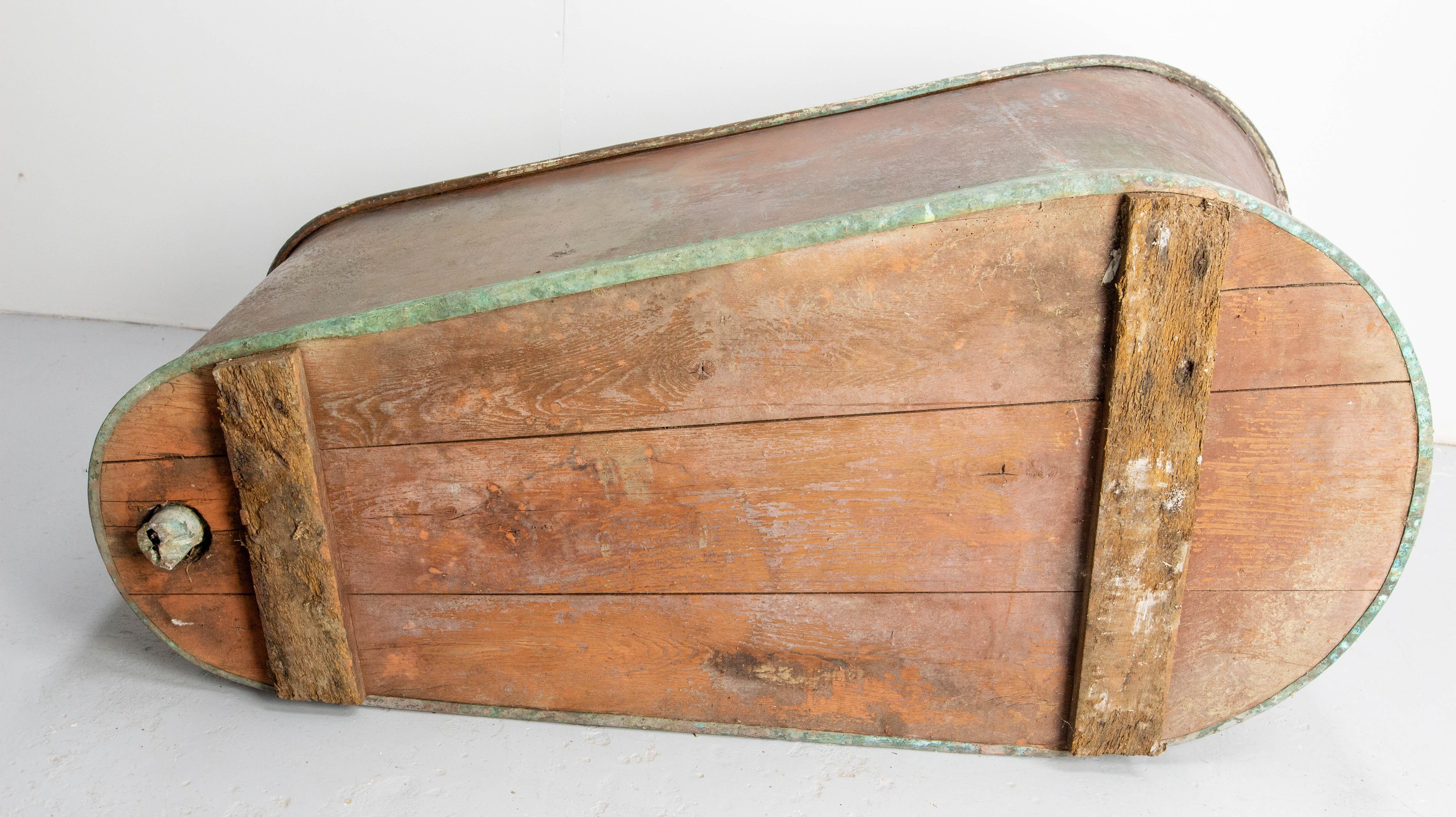 19th Century Copper Bathtub, France For Sale 7