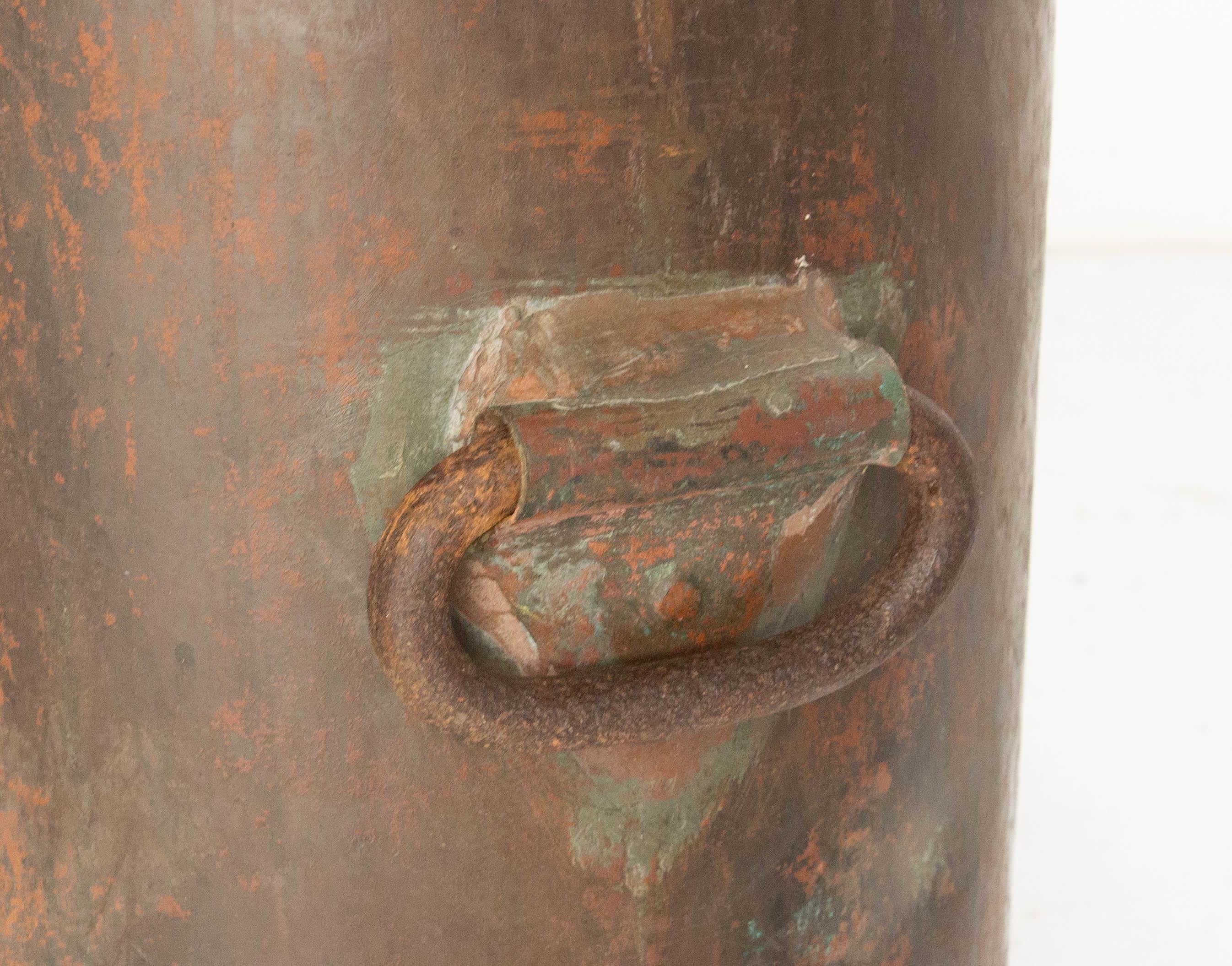 Kupfer-Badwanne aus dem 19. Jahrhundert, Frankreich im Angebot 9