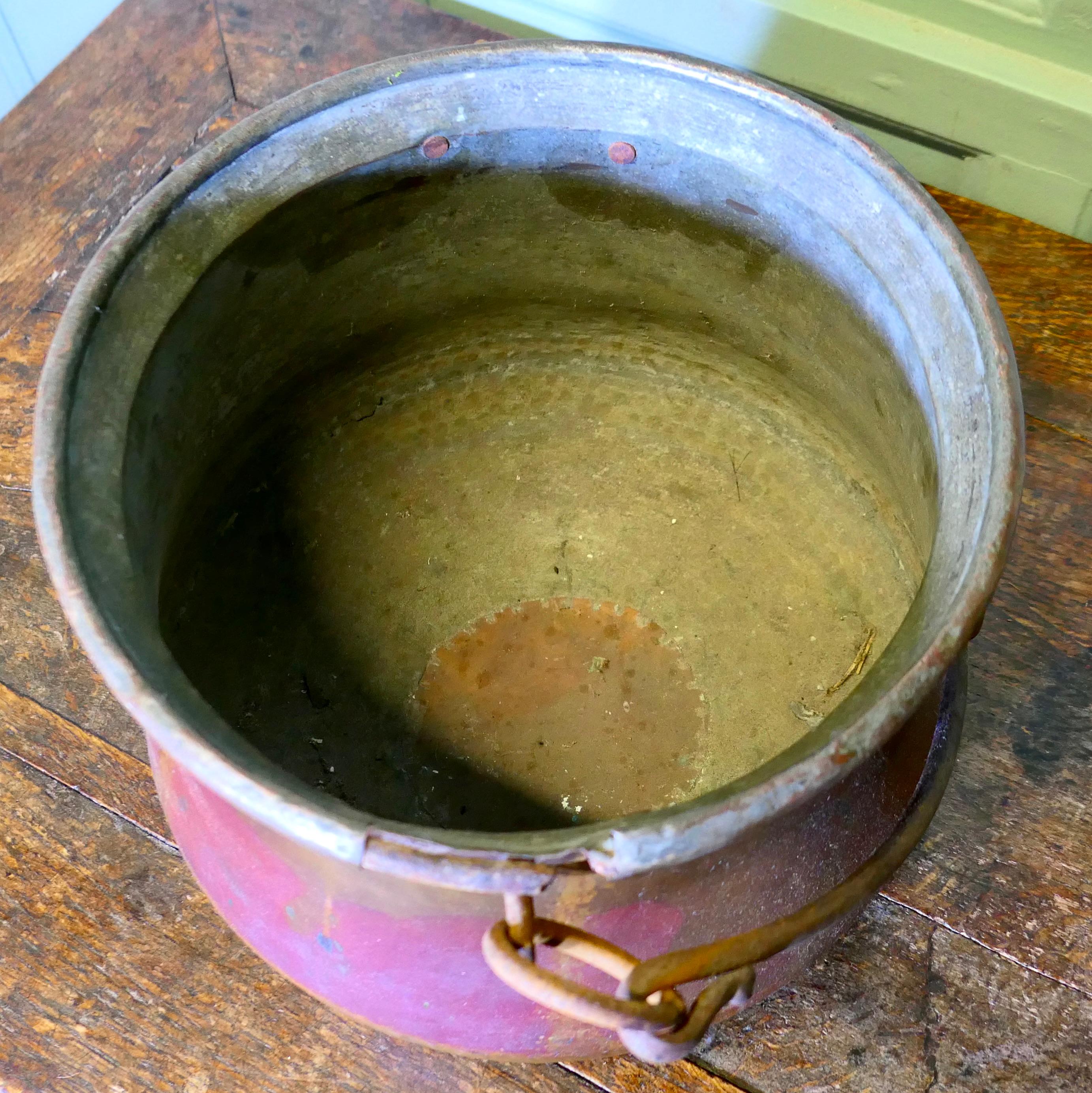 19. Jahrhundert Kupferkessel Kochtopf  Dies ist ein schöner großer Kupferkessel (Georgian) im Angebot