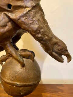 19th Century Copper Eagle Weather Vane, Likely by Jewell, circa 1860