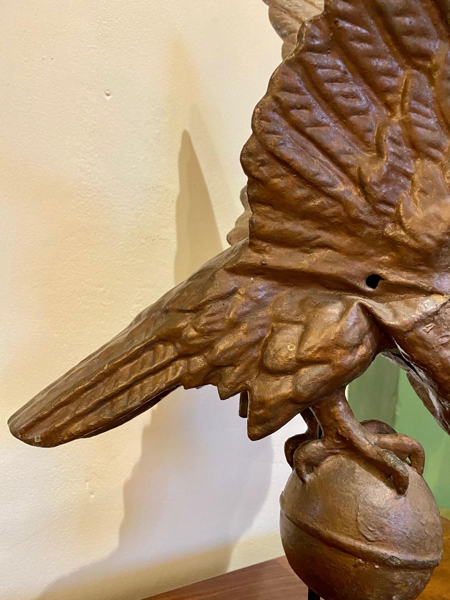 antique eagle weathervane