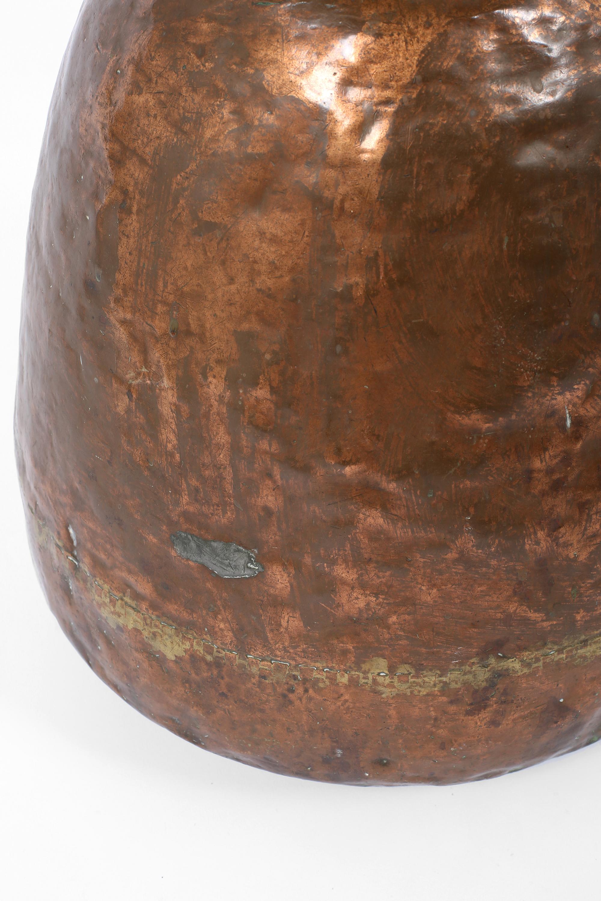 19th Century Copper & Iron Water Vessel, Algerian, c. 1890 For Sale 4