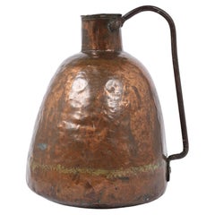 Antique 19th Century Copper & Iron Water Vessel, Algerian, c. 1890