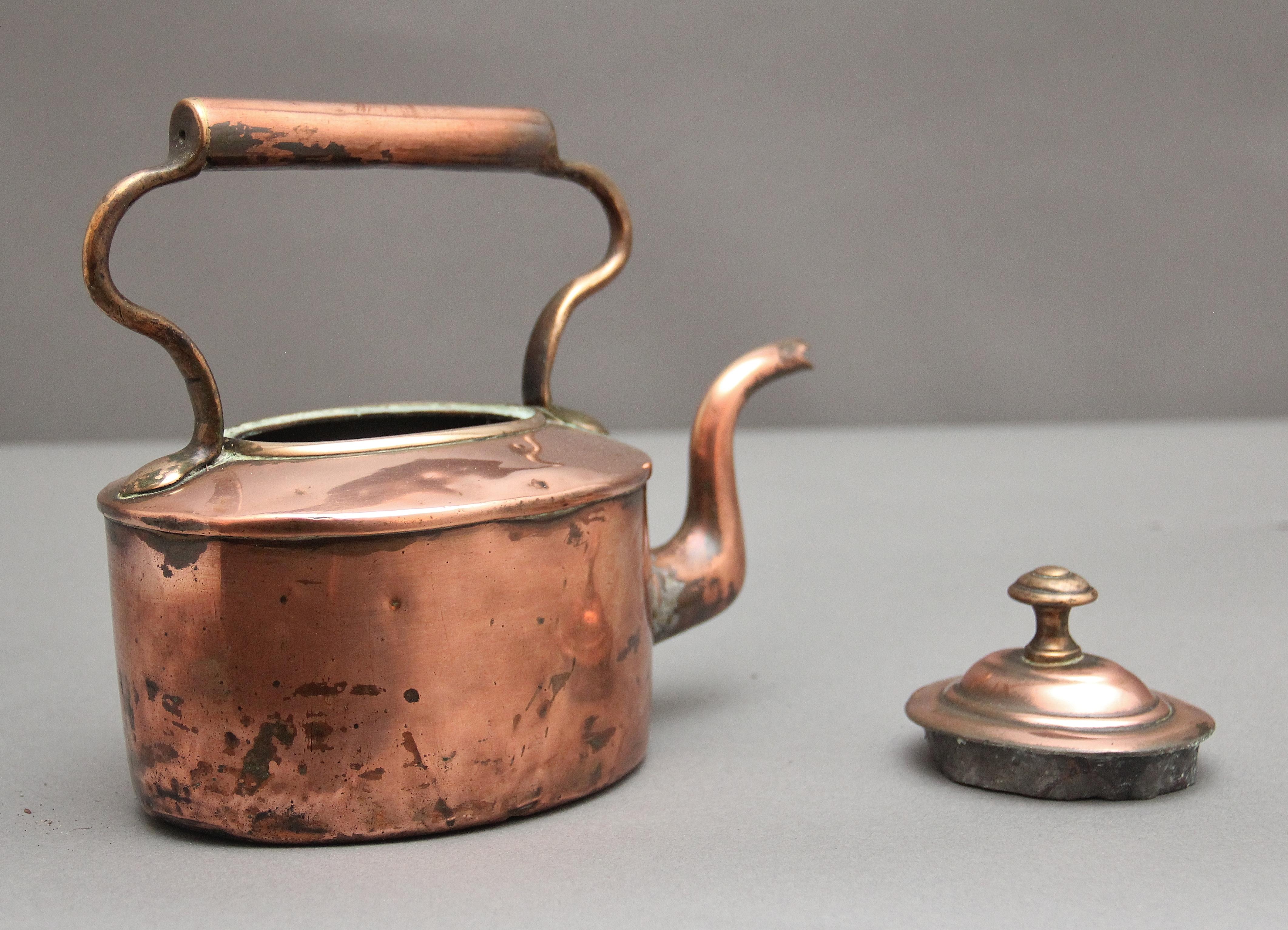 Mid-19th Century 19th Century copper kettle For Sale