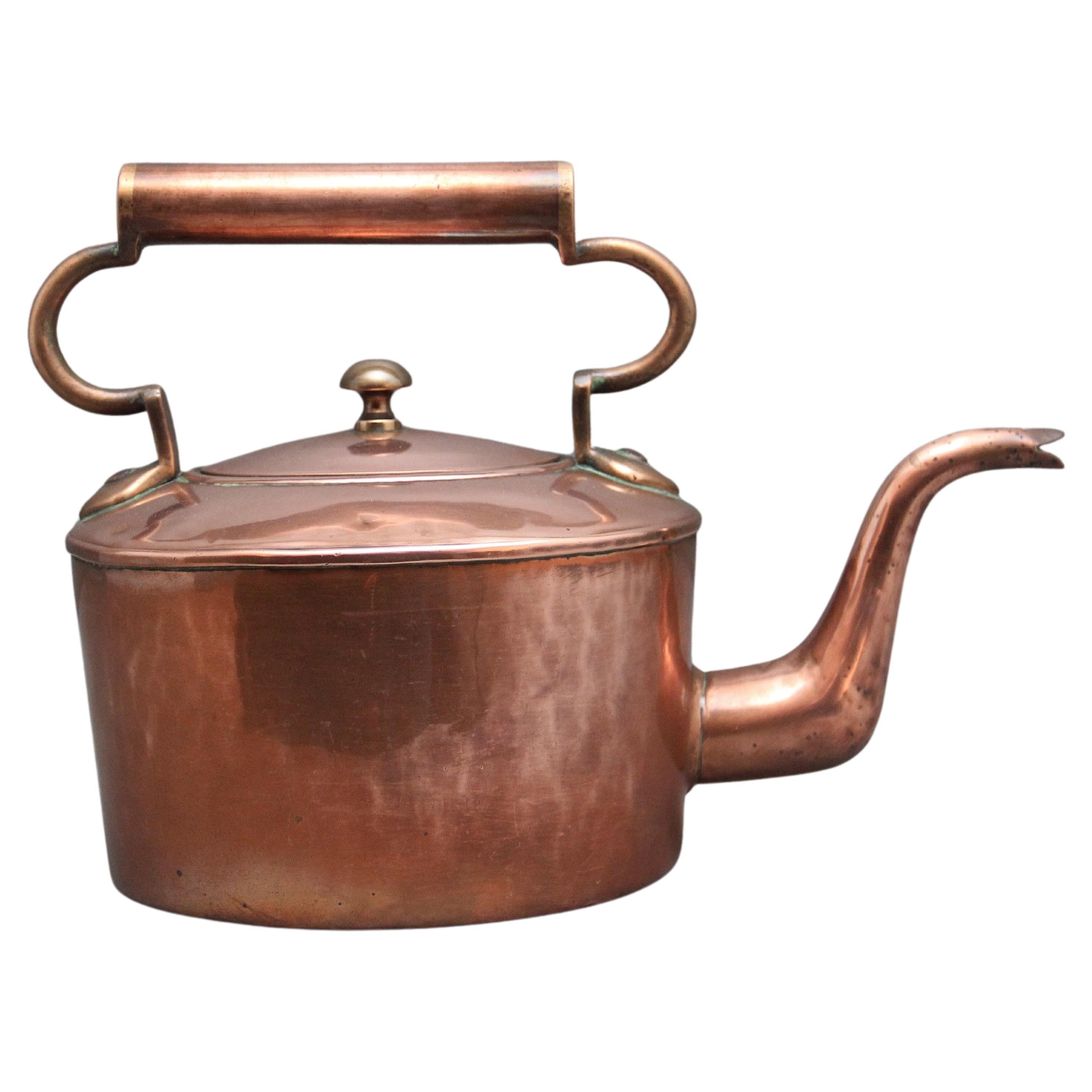 19th Century copper kettle For Sale