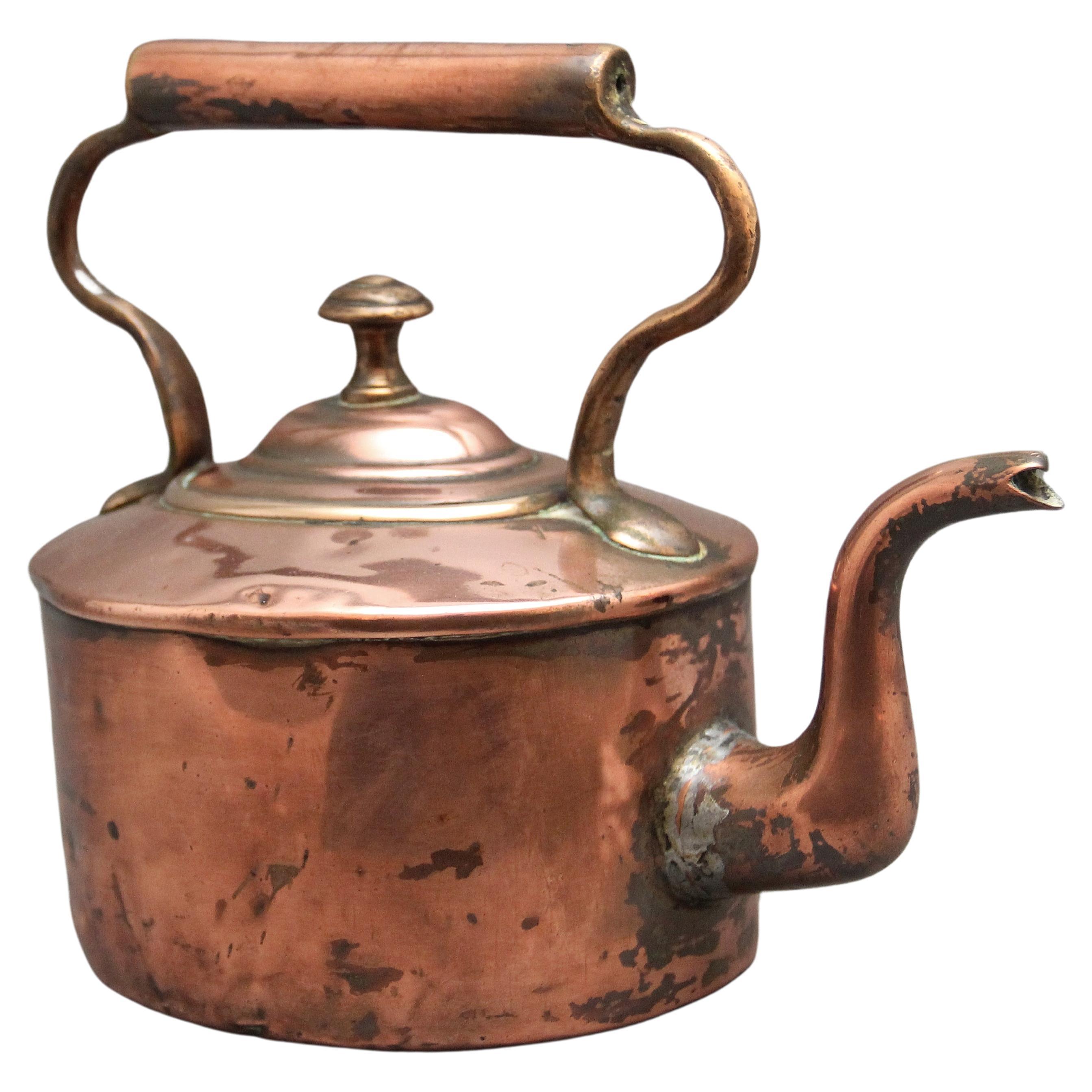 19th Century copper kettle