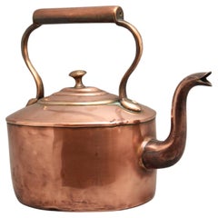 Hervidor de cobre del siglo XIX