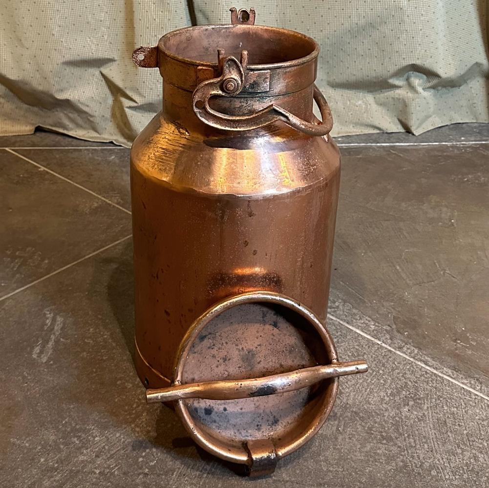 19th Century Copper Milk Can 6