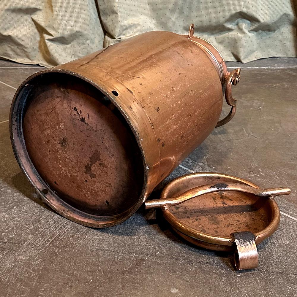 19th Century Copper Milk Can 8