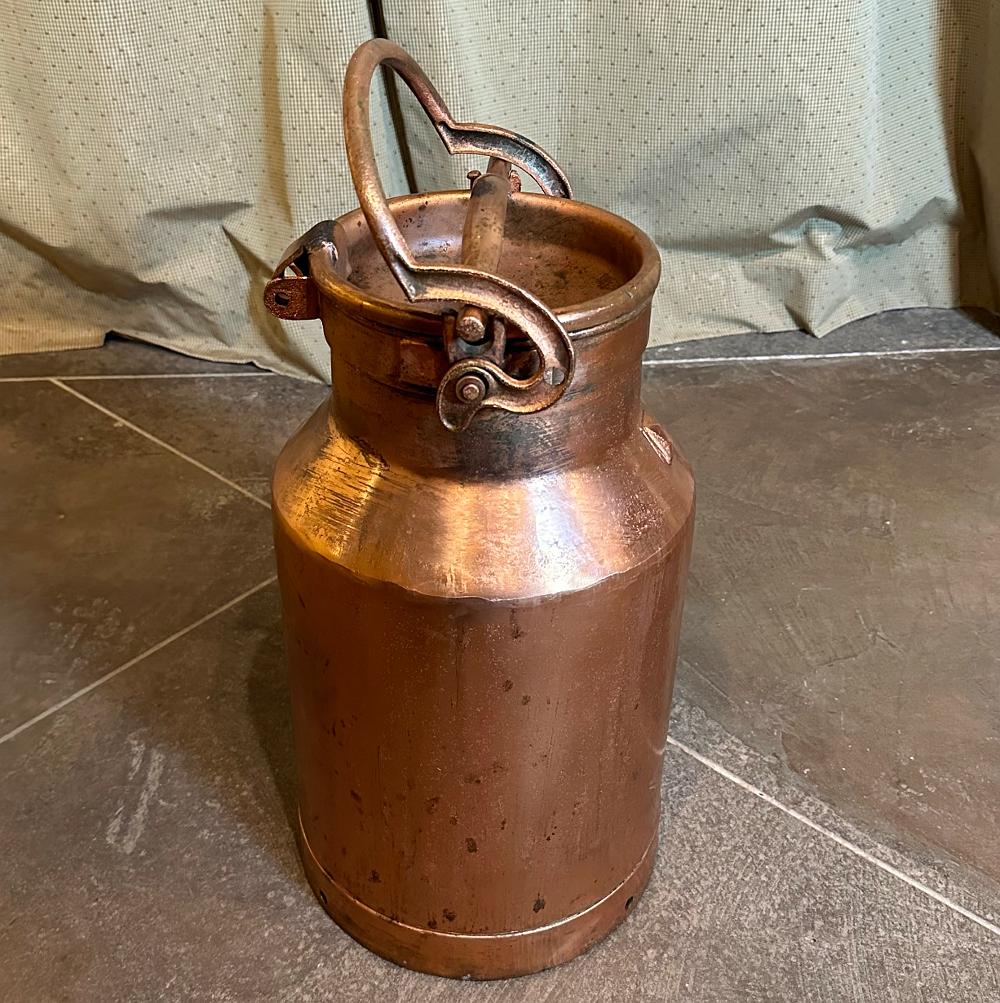 19th Century Copper Milk Can 3