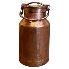 Antique 19th Century Copper Milk Can