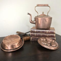 19th Century Copper Pan, Mold