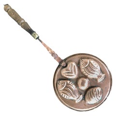 19th Century Copper Pan, Mold
