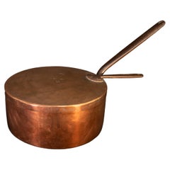 19th Century Copper Pot With Lid