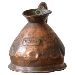 19th Century Copper Quart Flagon