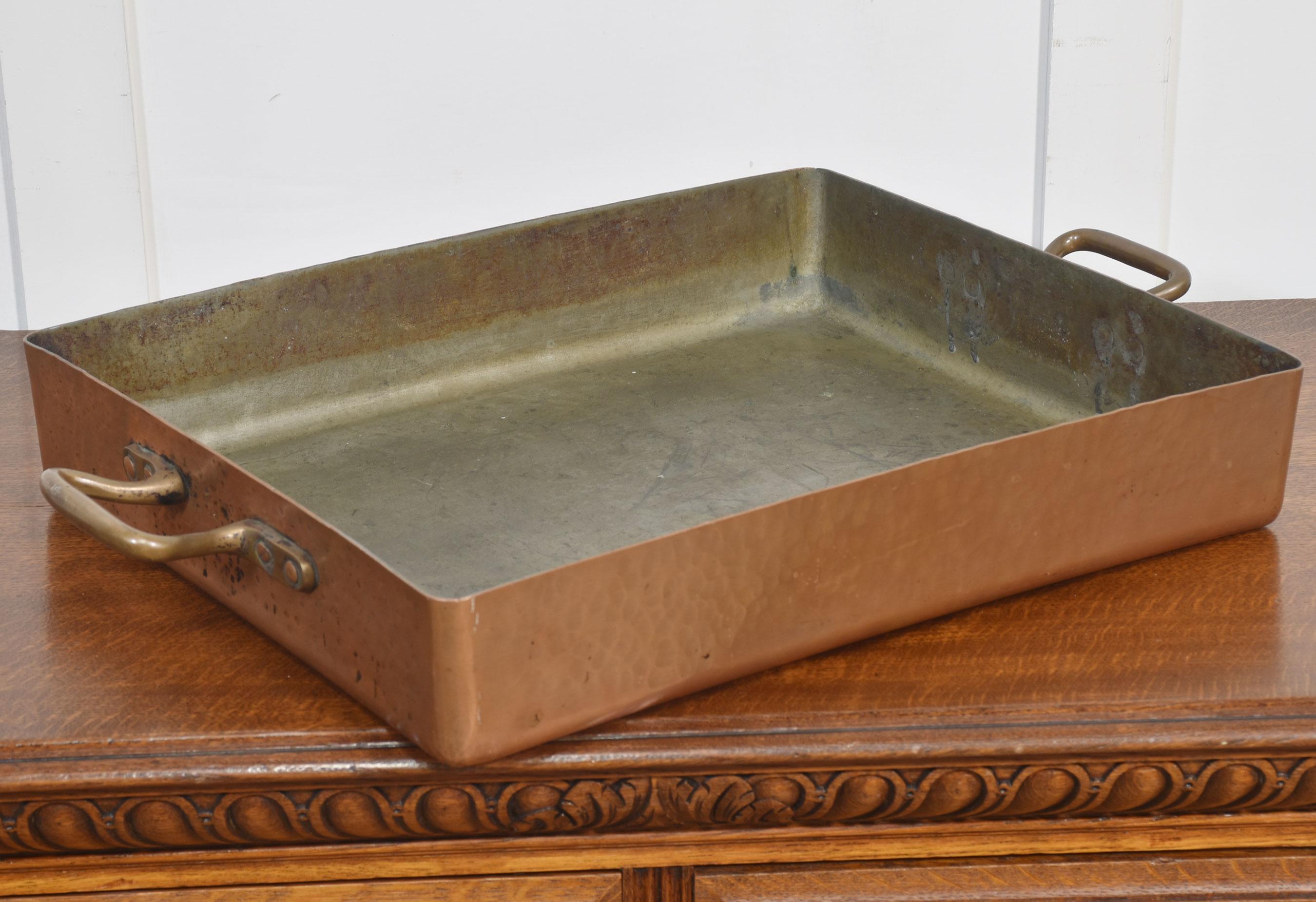 Sartén de cobre del siglo XIX Cobre en venta
