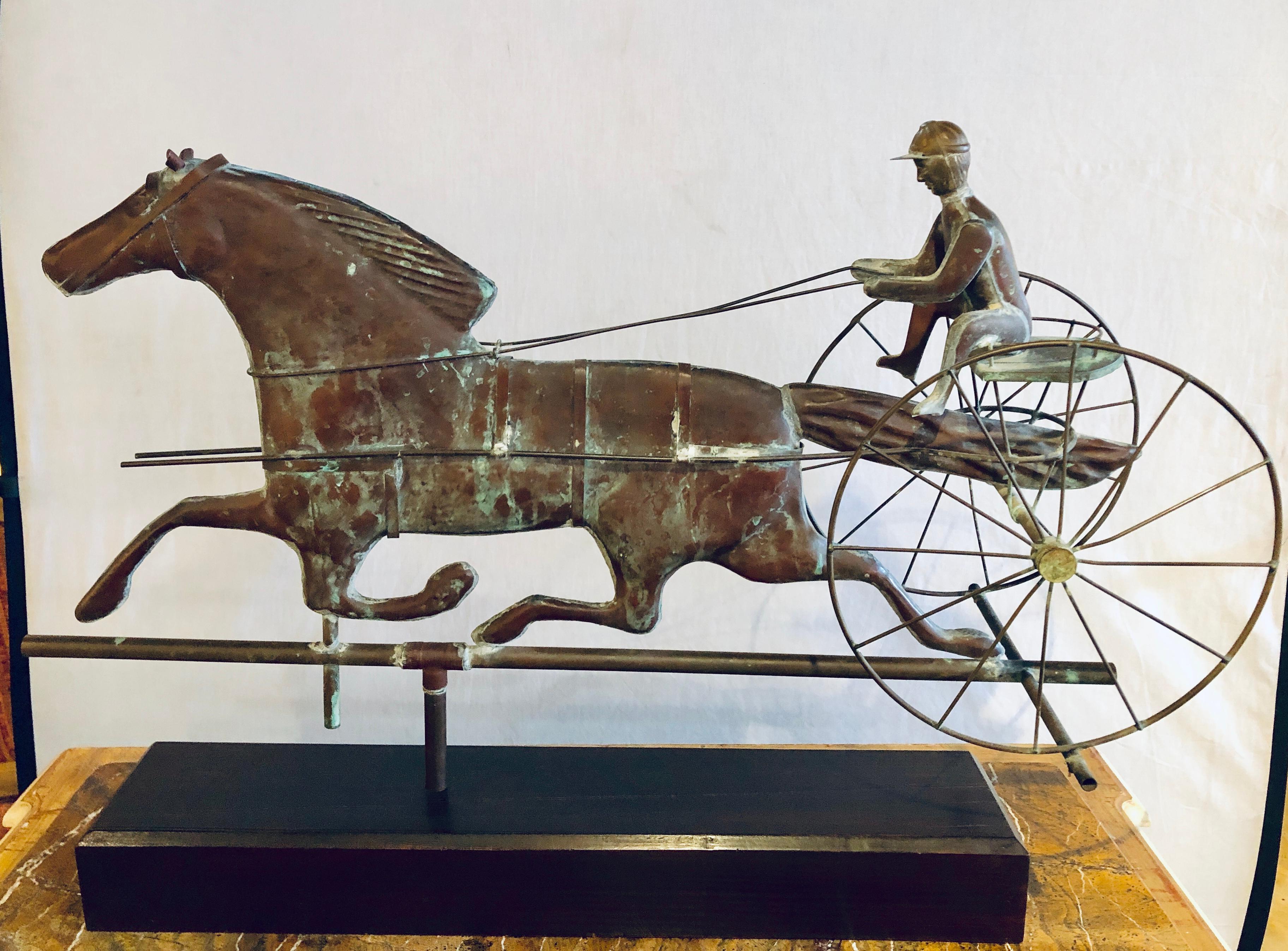 St. Julien Weather Vane Attributed to J.W. Fiske 19th Century Full Bodied Metal For Sale 11