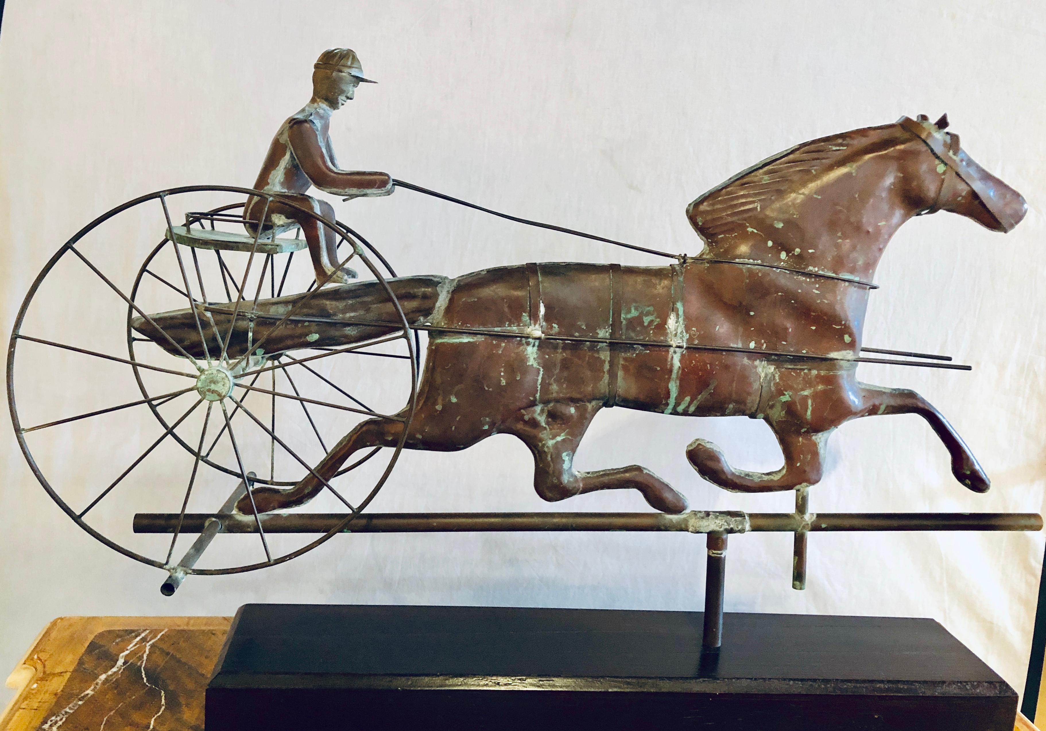 St. Julien Weather Vane Attributed to J.W. Fiske 19th Century Full Bodied Metal For Sale 3