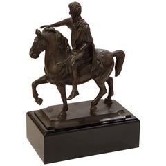 19th Century Copy of Grand Tour Bronze on Ebonized Mahogany Base