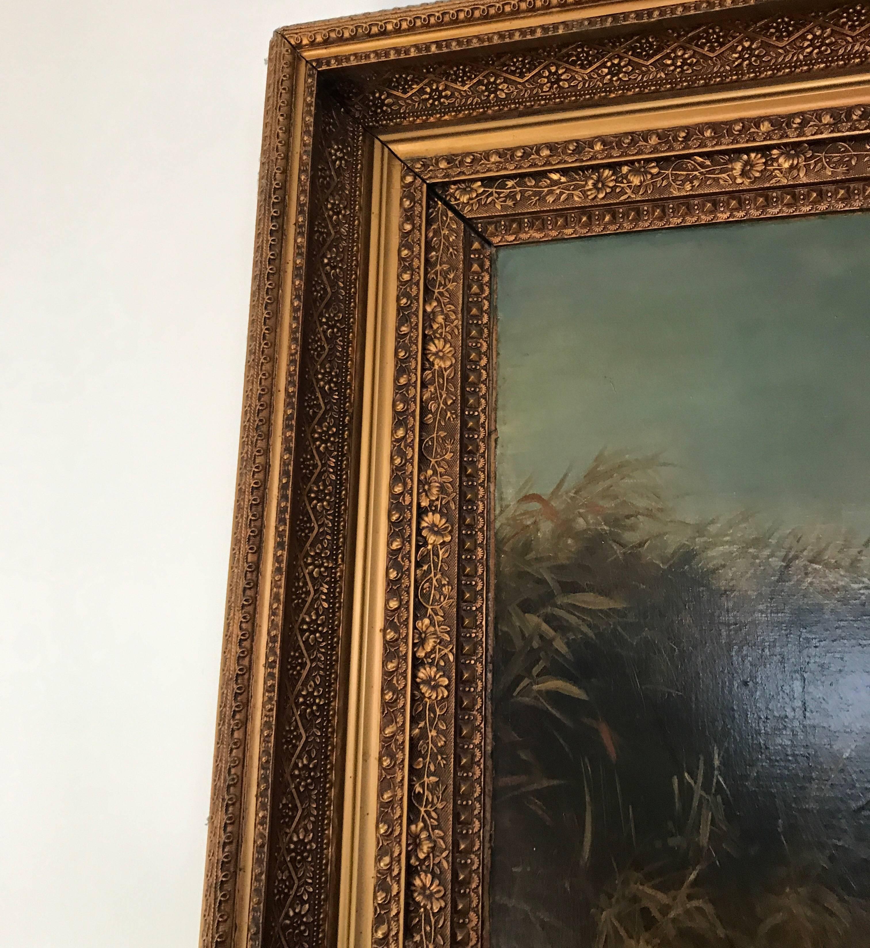 American 19th Century Copy of William Tylee Ranney Painting On the Wing For Sale