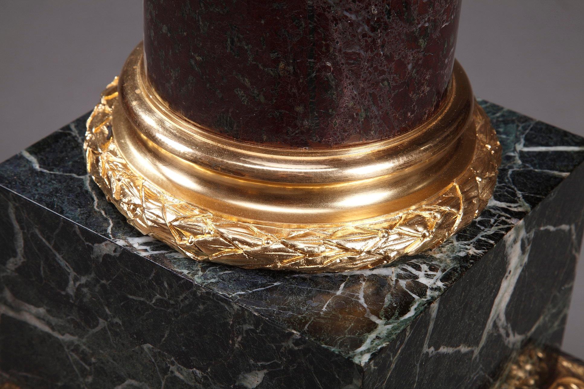 19th Century Corinthian Marble Pedestal 6