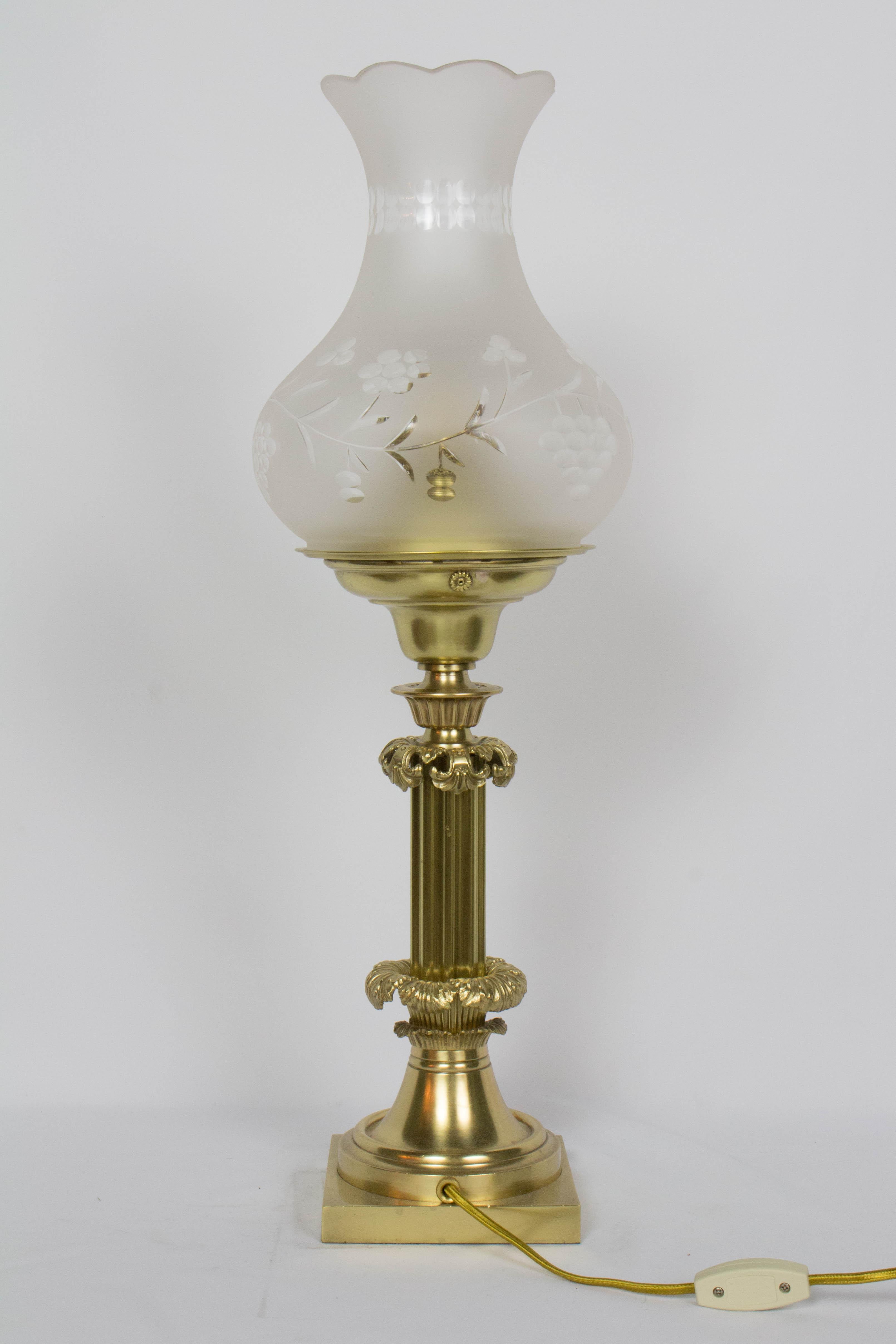 19th Century Cornelius & Company Astral Lamp 1