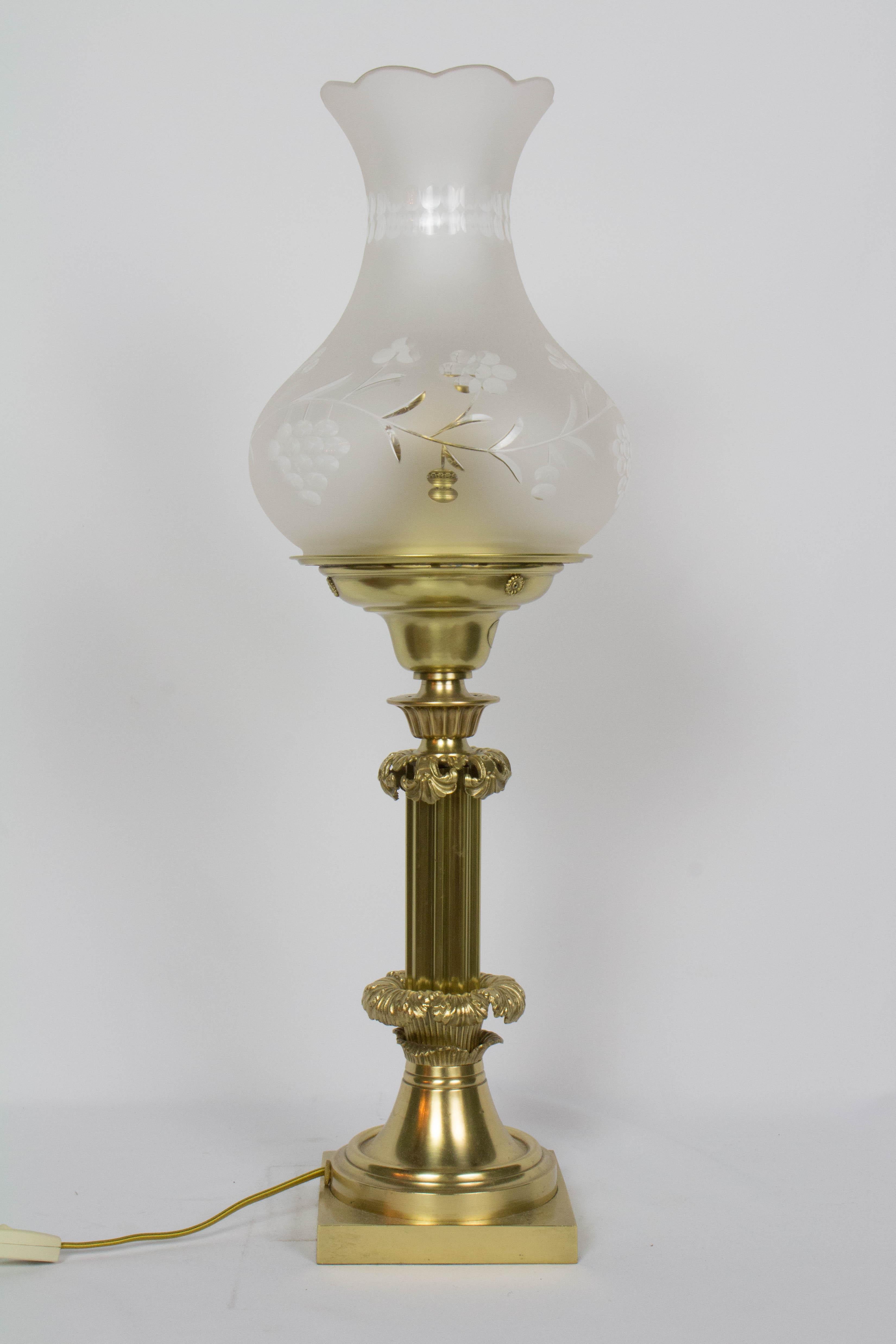 19th Century Cornelius & Company Astral Lamp 2
