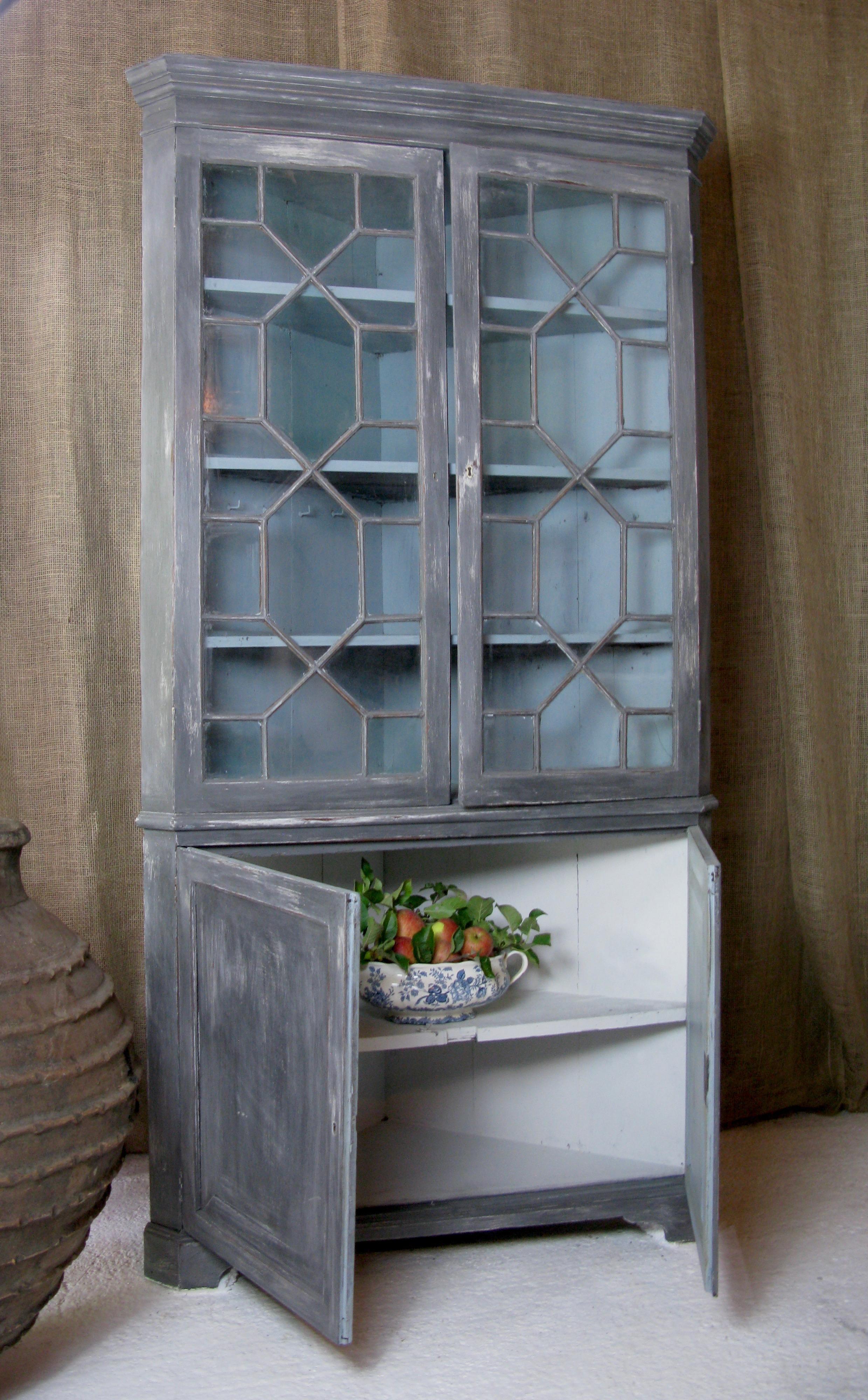 Late Victorian 19th Century Corner Cabinet, Cupboard, English, Kitchen Cupboard, Pantry