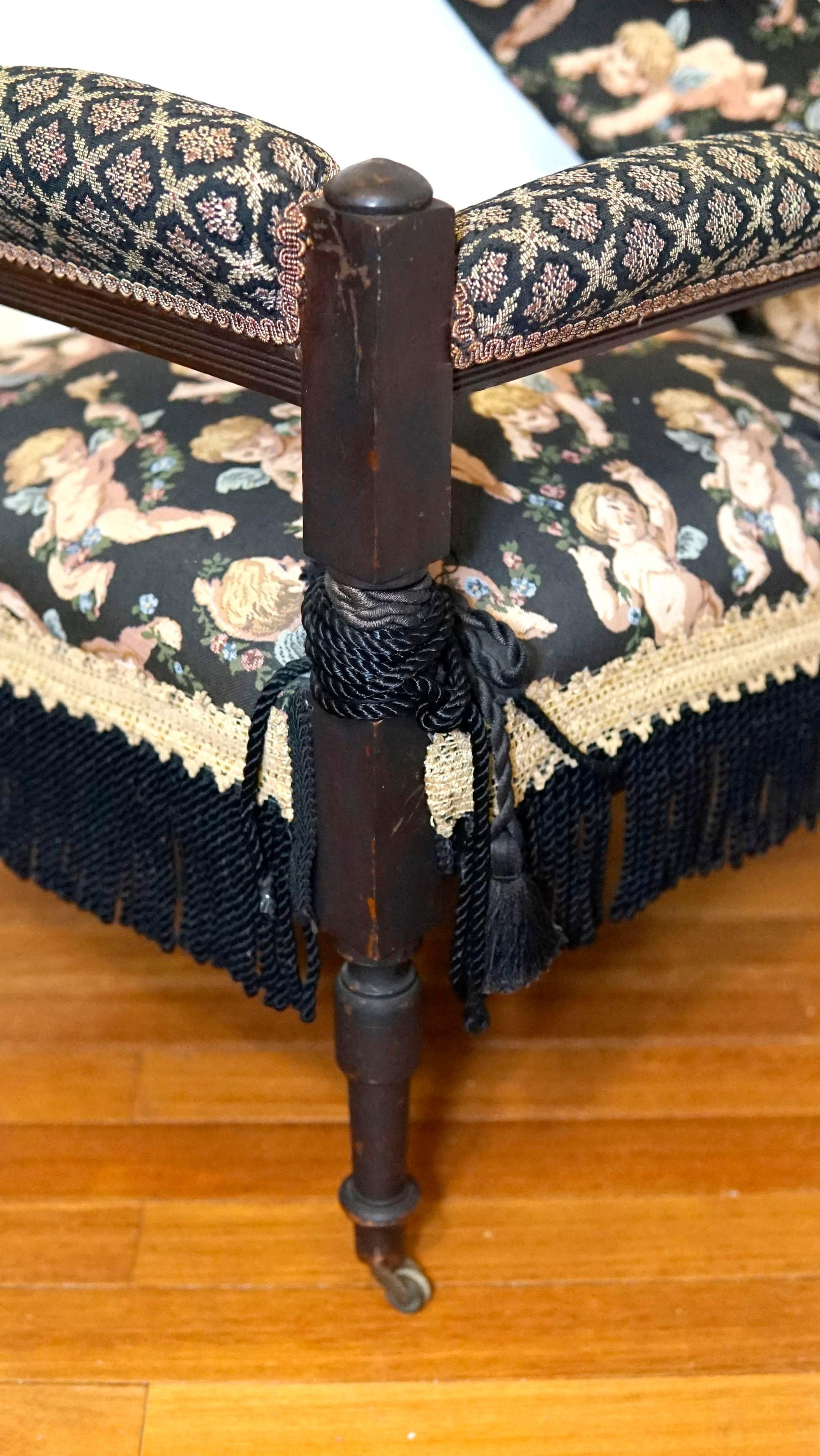 19th Century Corner Chair American or English In Fair Condition For Sale In Lomita, CA