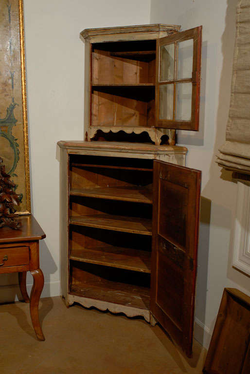 19th Century Corner Cupboard 1